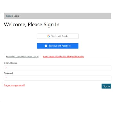 (image for) Social Login